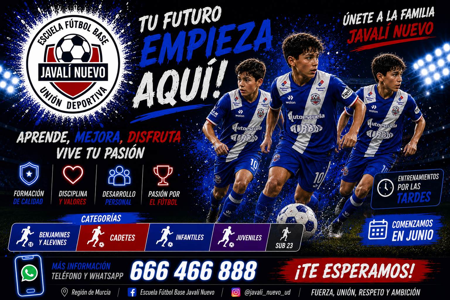 Captación jugadores Javalí Nuevo